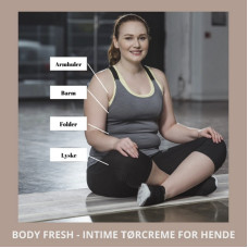 BODY FRESH - INTIMe tørcreme for hende